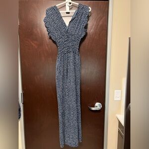 Max Studio Floral Jumpsuit